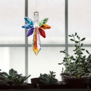 Woodstock Wind Chimes Woodstock Rainbow Makers Collection  Crystal Guardian Angel  Large 2'' Crystal Suncatcher for Indoor Decor Gift - 1 of 4