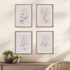 Plum & Post Fleur De Blanc Prints, Set Of 4 - 4 of 4