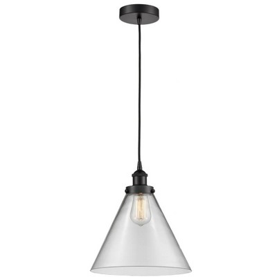 Cone - 1 Light Mini Pendant In Industrial Style-14.75 Inches Tall and 12 Inches Wide