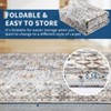 Machine Washable Area Rugs-  Non-Slip Distressed Print Carpet for Bedroom ,Dining Room ,Home Office - 4 of 4