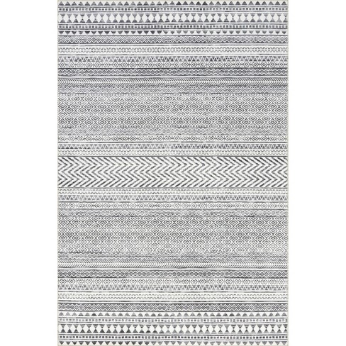 Nuloom Kira Striped 2x3 Machine Washable Accent Indoor Area Rug For ...