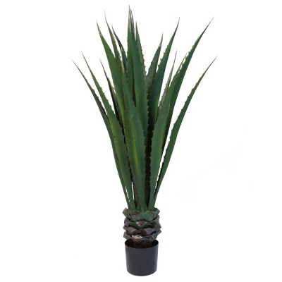 Nature Spring 52" Artificial Spiked Agave Plant - Green