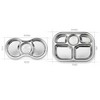 Grosmimi Stainless Steel Food Tray with 3 Compartment - 3 of 4