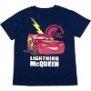 Disney Boy's 3-Pack Lightning McQueen Cars Graphic Tees, Red, Size 2T - 4 of 4