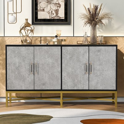 Bella Depot 63.4" Four-Door Sideboard