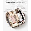 Large Capacity Travel Makeup Bag,Waterproof Portable Open Flat with Divider and Handle. - 2 of 4