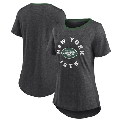 Nfl New York Jets Girls' Short Sleeve Tie-dye Fashion Crop T-shirt : Target