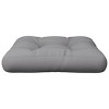 vidaXL Pallet Cushion Gray 100% polyester 22.8 in x 22.8 in x 3.9 in - 4 of 4