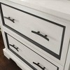 Sauder Carolina Grove 2 Drawer Lateral File Cabinet Winter Oak: Traditional Style, MDF, Metal Hardware, Laminate Surface - 4 of 4