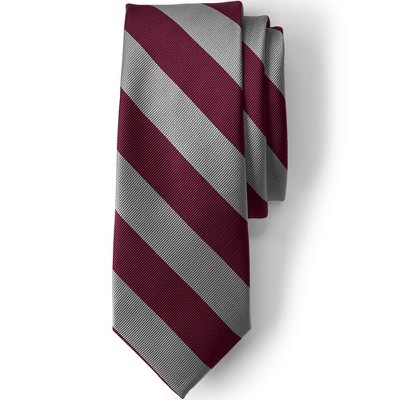 Lands' End School Uniform Kids Stripe Pre Tied Tie