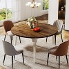 Tribesigns Round Dining Table for 4-6 People, 47" Kitchen Dinner Table - 3 of 4