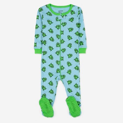 Leveret Footed Cotton Pajamas - Classic Prints