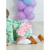 RuffleButts Baby/Toddler Girls Long Sleeve Waterfall Knit Bubble Romper - 4 of 4