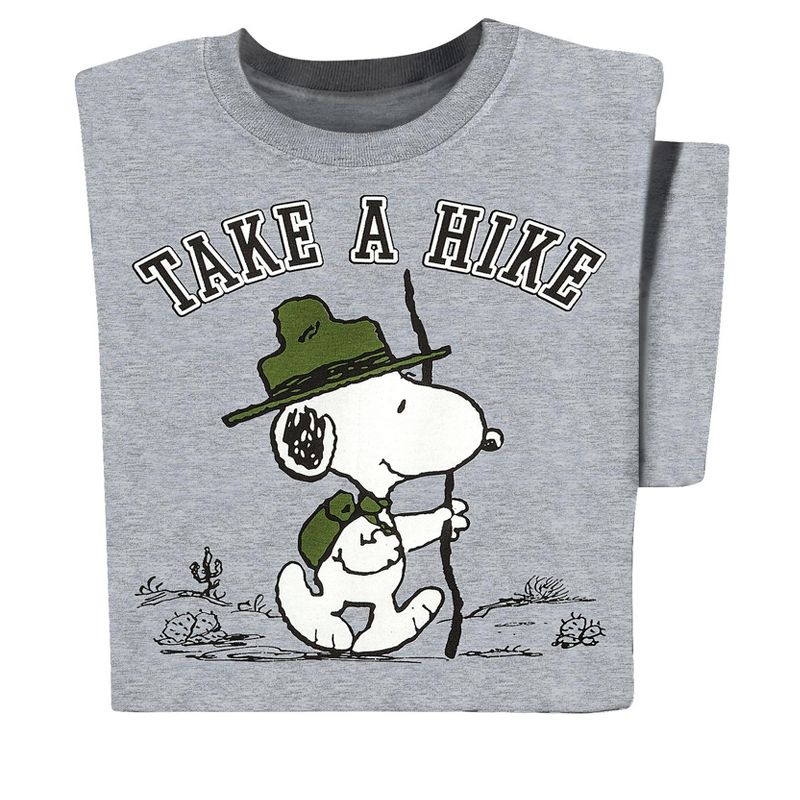 Collections Etc Peanuts Take A Hike T-shirt, 3 of 5