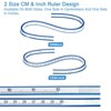 Unique Bargains Flexible Curve Plastic Bendable Markings Ruler for Drawing Sewing - 3 of 4