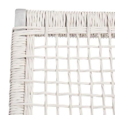 Colonial Grey Woven Rattan 5-Piece Outdoor Coffee Set