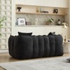 Okak Bean Bag Chair Soft Floor Chair with High Resilience Foam for 2, Comfortable Comfy Sofa Chair for Living Room, Bedroom - 3 of 4