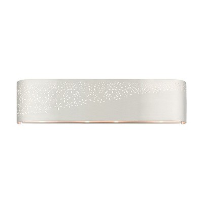 Livex Lighting Noria 4 - Light Vanity in  Brushed Nickel