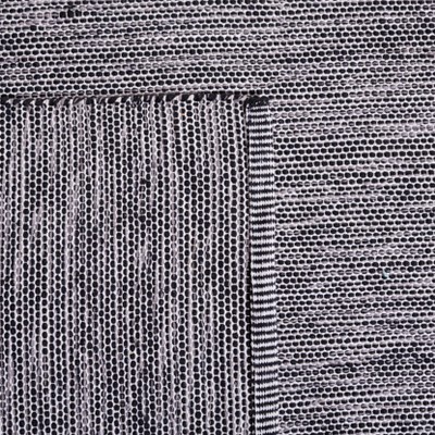 Montauk Black and Ivory Handwoven Cotton Area Rug