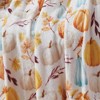 RT Designer's Collection Harvest Pastel Pumpkins Printed Flannel Throw Blanket 50" x 70" Multicolor - 4 of 4
