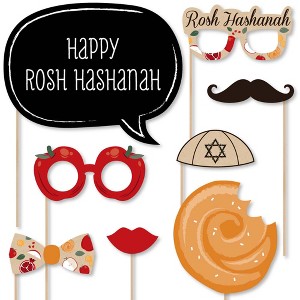 Big Dot of Happiness Rosh Hashanah - New Year Photo Booth Props Kit - 20 Count - 1 of 4