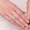 Pompeii3 Certified 5 3/4Ct Aria Cushion Diamond Engagement Ring 14k Gold or Pt Lab Created - 4 of 4