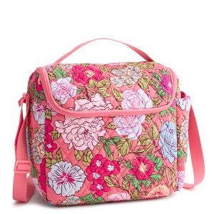 Vera Bradley Women's Outlet Cotton Lunch Crossbody Bag Vibrant