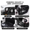 Baby stroller, kids toy ride-on car with parent remote control, LED light, safety belt, music player, spring suspension, holiday gift for kids - 4 of 4