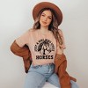 Simply Sage Market Women's Girl Who Loves Horses Circle Short Sleeve Graphic Tee - 2 of 3