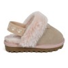 BEARPAW Rebecca Toddler Suede Slippers with Sheepskin - 2 of 4