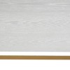 FCH 2 Layer X Side Frame Wooden Iron Frame 78.2*35.1*76.2cm White Panel Gold Frame Porch Storage Porch Table - 4 of 4