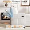 Vipbear Modular Sectional Sleeper Sofa with Pull Out Bed, U Shaped Sectional Sofa with USB Ports/Adjustable Backrest/2 Storage Seats - 4 of 4