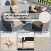 ALAULM Outdoor Patio Furniture Set Outdoor Sectional Rattan Sofa Set Brown Manual Wicker Patio Conversation Set with Cushions - 4 of 4