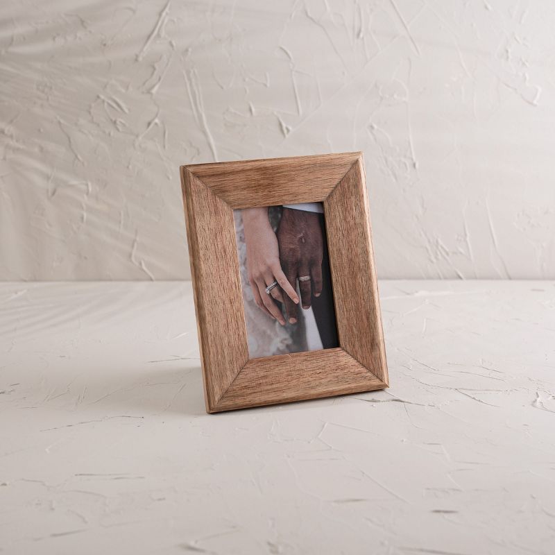 Natural 4X6 Photo Frame Natural Wood, MDF & Glass - Foreside Home & Garden, 2 of 8