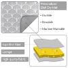 LunaLulinlk Dish Drying Mat for kitchen Absorbent Microfiber 16"x18" Gray Geometric - 4 of 4