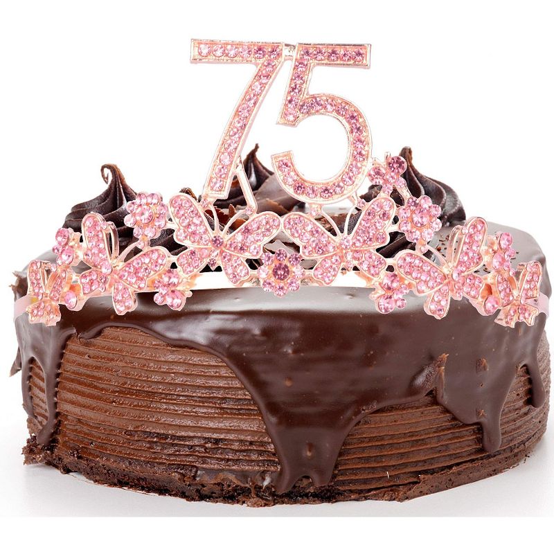 Meant2tobe 75th Birthday Sash And Tiara For Women - Pink, 2 of 6