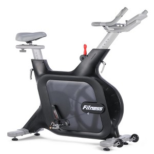 Magnetic Exercise Bike, Low Noise Indoor Cycling Bike,32-Level Fitness Stationary Bike with 300lbs Weight Capacity,  LCD for 7 Types of Data, Wheels - 1 of 4