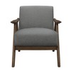 Grungis 32/28 inch Wide 100% Polyester Accent Chair,Modern Upholstered Armchair with Cushion Back and Seat,Fits Living Room,Small Spaces - 3 of 4