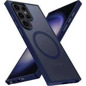 Entronix [Magnetic] Case Compatible with Galaxy S24 Ultra - Translucent Frosted Matte - 1 of 4