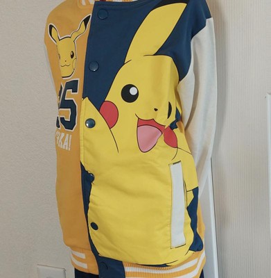 Boys' Pokemon Pikachu Varsity Jacket - Yellow : Target