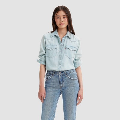 Женская рубашка Levis Ultimate Western с длинным рукавом