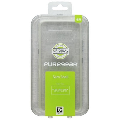 PureGear Slim Shell Series Case for LG V60 ThinQ 5G / 5G UW - Clear