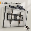 UL-Listed Tilting TV Wall Mount for 37-82" TVs up to 132 lbs, Low Profile Design, Fits 24"/18"/16" Studs, Max VESA 600x400mm - 4 of 4