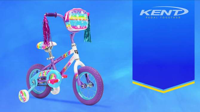 Kent Star Dream 12&#34; Kids&#39; Bike - Purple, 2 of 8, play video