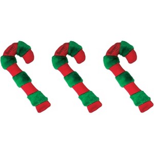 Yeowww! Organic Catnip Candy Cane Cat Toys, 3 Pack - 1 of 3