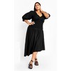 Women's Plus Size Eva Skirt - black | CITY CHIC - image 4 of 4