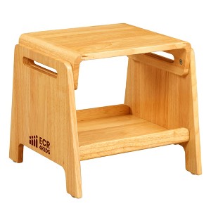 ECR4Kids Sit or Step Stool, Honey - 1 of 4