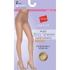 Hanes Premium Women's 2pk Ultra Sheer Light Coverage Pantyhose