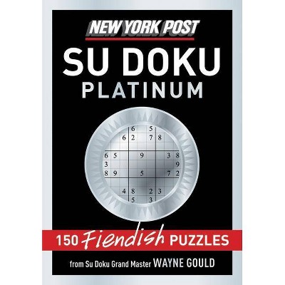 New York Post Platinum Su Doku - by  Wayne Gould (Paperback)