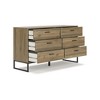 Signature Design by Ashley Deanlow 6 Drawer Dresser, Honey Brown - 4 of 4